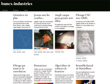 Tablet Screenshot of bunex-industries.com